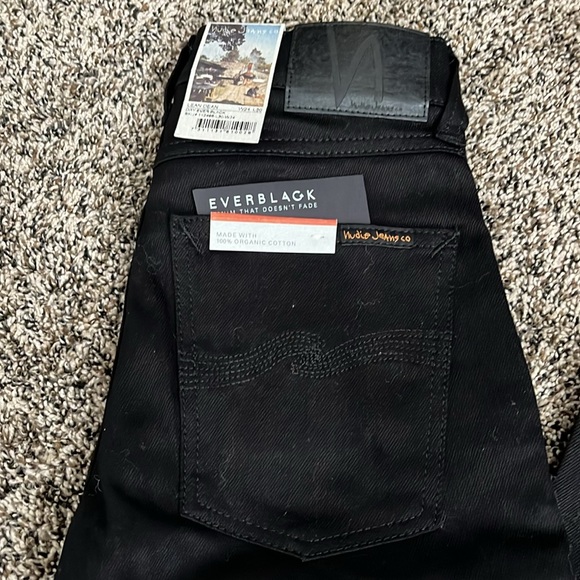 Nudie Jeans Lean Dean Dry Ever Black, NWT - Picture 5 of 6